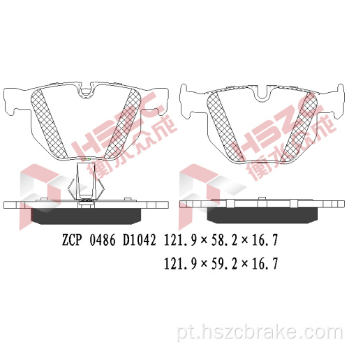 FMSI D1042 PAT DE FREIO CERAMICA PARA BMW